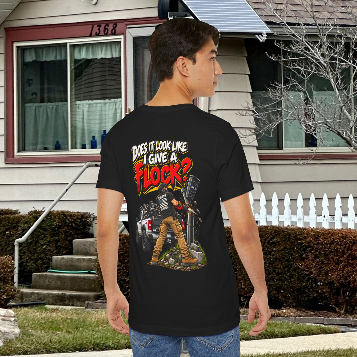 "Does It Look Like I Give A Flock? "- Unisex Tee